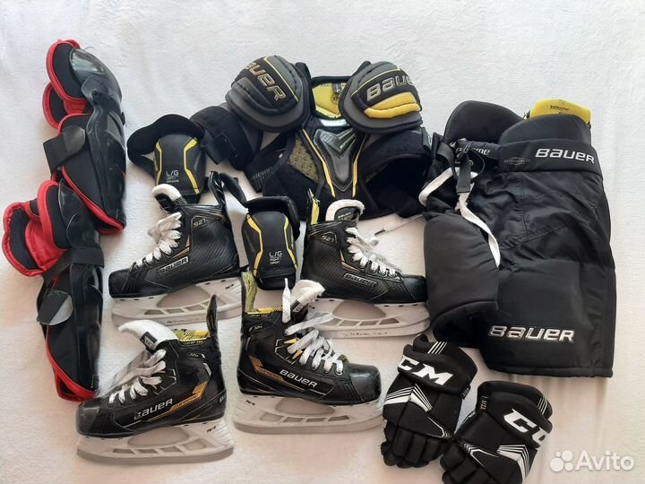 Форма, коньки хоккейный детские