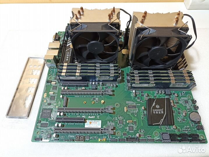 Dual Xeon E5-2650v2, DDR3 512Гб 1866Мгц, huananzhi