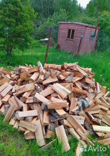 Дрова Ольха от 1 куба с доставкой в Выборге любого