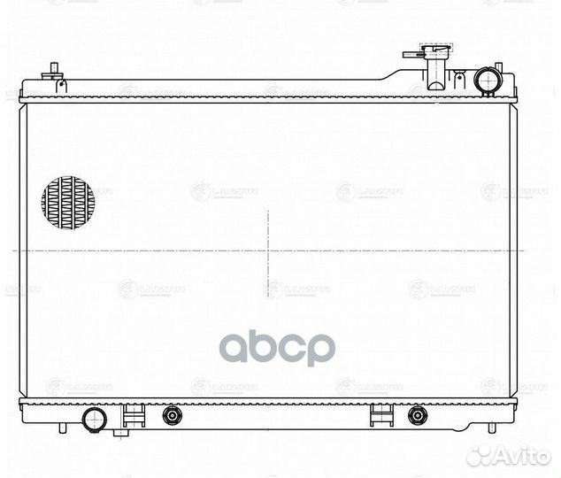 LRC 1480 радиатор системы охлаждения Infiniti