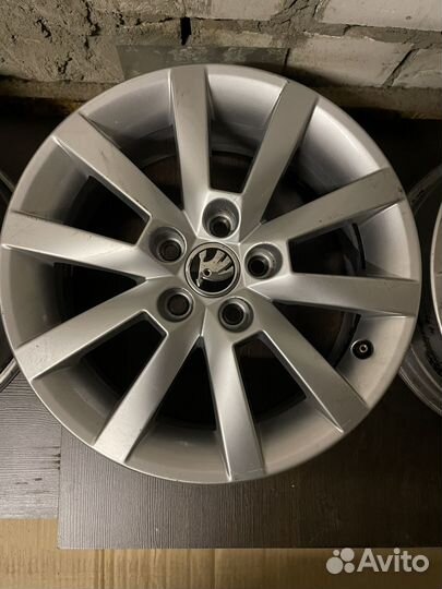 Литые диски шкода оригинал r15