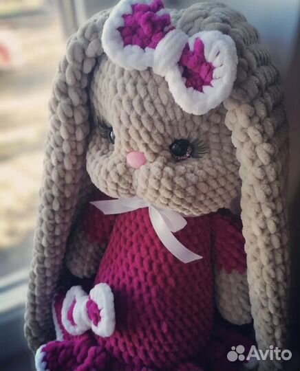 Вязаная зайка