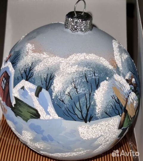 Шар елочный По хворост