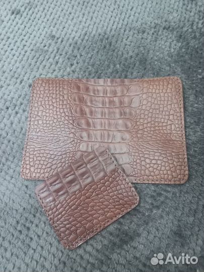 Обложка на паспорт и картхолдер