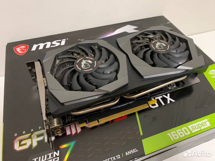 Видеокарта Msi Gtx 1660 Super Gaming X OC