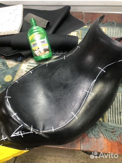 Перетяжка сидений мотоцикла