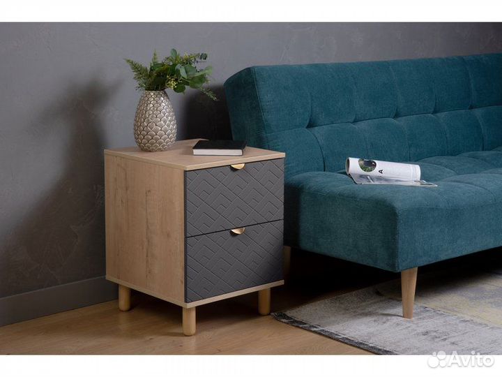 Тумба прикроватная Теджонс Art Grafit