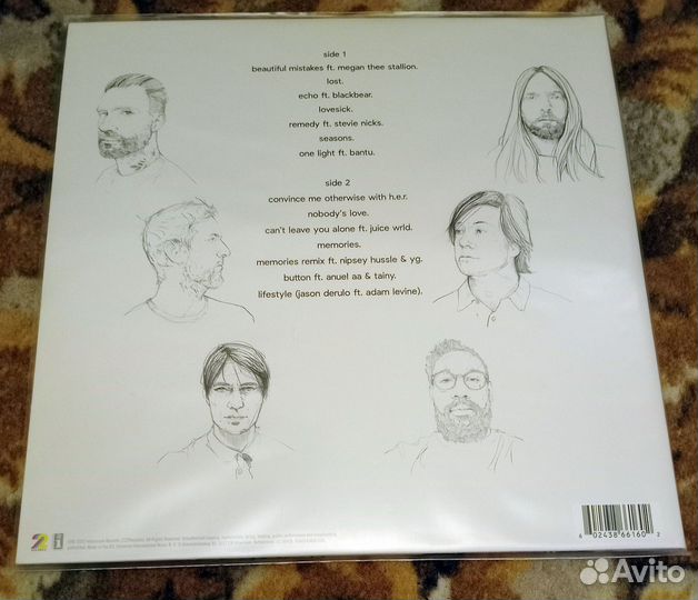 Пластинка Maroon 5 - Jordi, NM