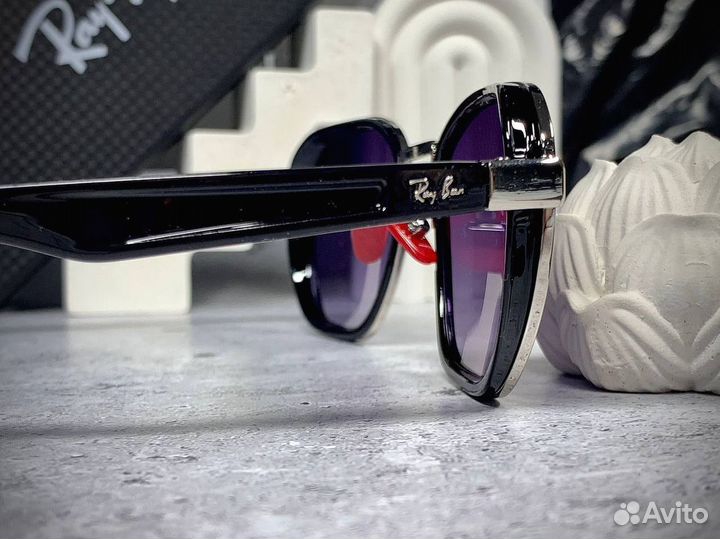 Очки Ray Ban фиолетовые