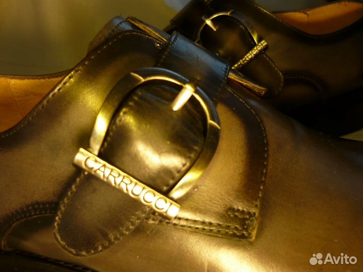 Туфли Carrucci Grey с черным полированным носком