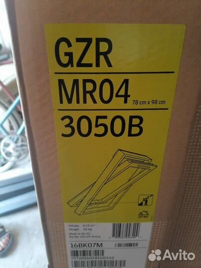 Мансардное окно velux