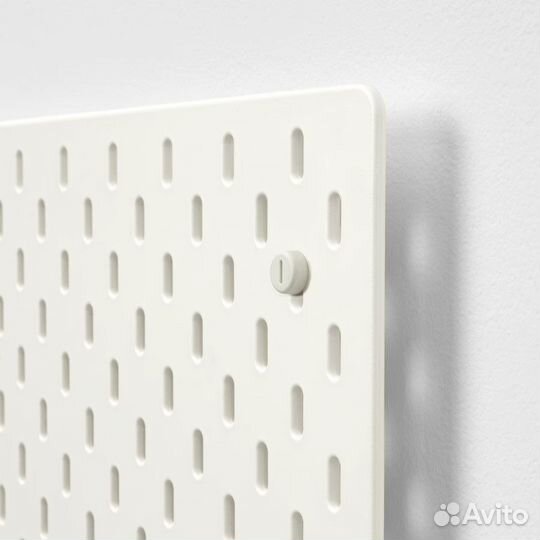 IKEA Скадис Skadis 56х56 см настенная панель белая
