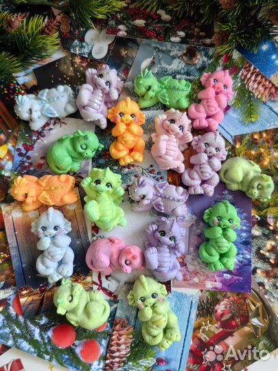 Мыло ручной работы Дракончики