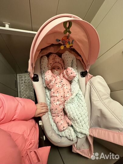 Люлька stokke trailz розовая