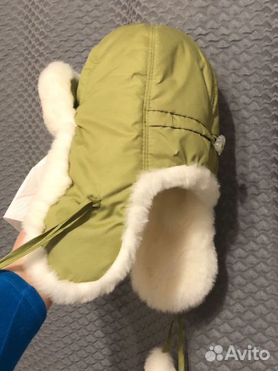 Шапка ушанка меховая детская зимняя