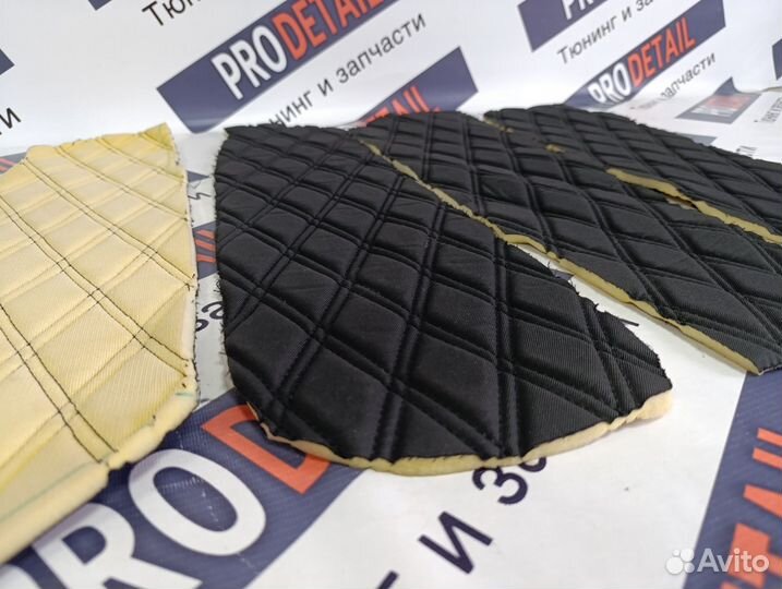 Материал/вставки Лада Приора 1-2 жаккард черная
