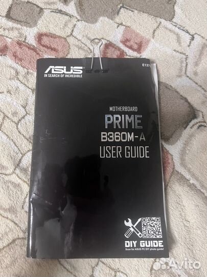 Материнская плата asus prime b360m-a