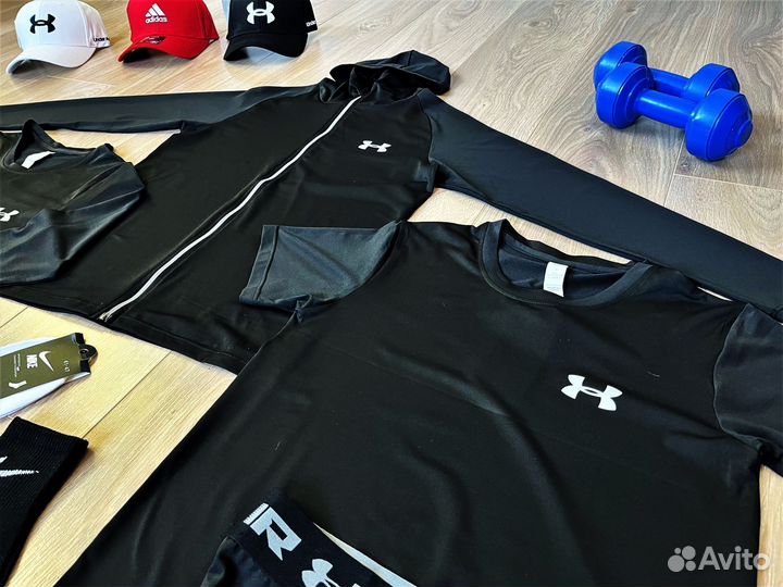 Рашгард Under Armour Black - 5/1, 2/17