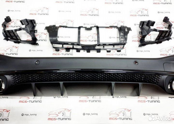 Диффузор с Chrome насадками 53 на GLS-Class X167