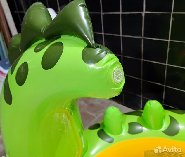 Надувной бассейн с горкой Intex Игровой центр Крок