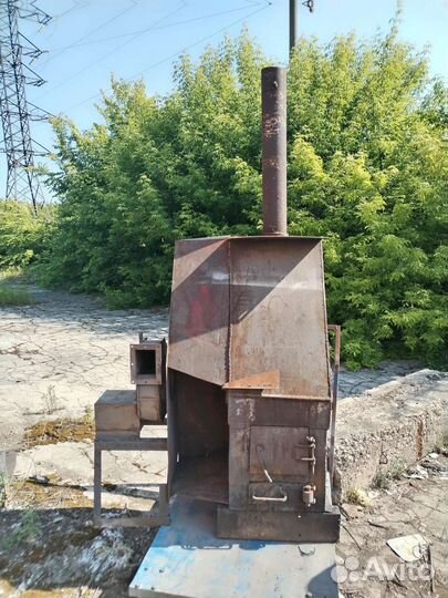 Печка буржуйка для гаража или небольшого цеха