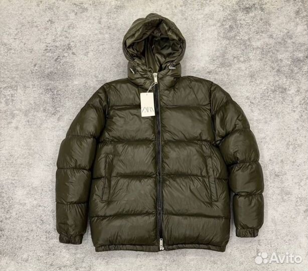 Пуховик zara moncler