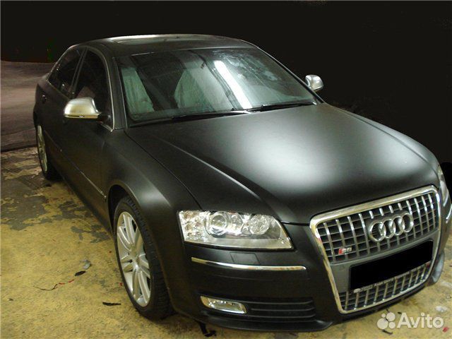 Черная Матовая Виниловая пленка Plenka68