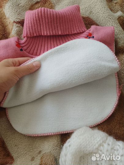 Шапочки, снуд, манишки