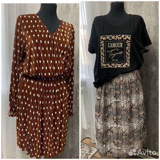 2 юбки, футболка, шорты, муж футболка