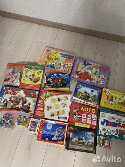 Развивающие игры, пазлы