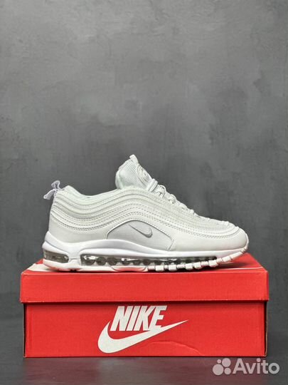 Nike Air Max 97 Triple White Wolf Grey