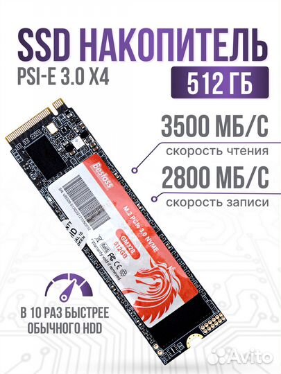 Жесткий диск GM328 NVMe 3.1 512GB