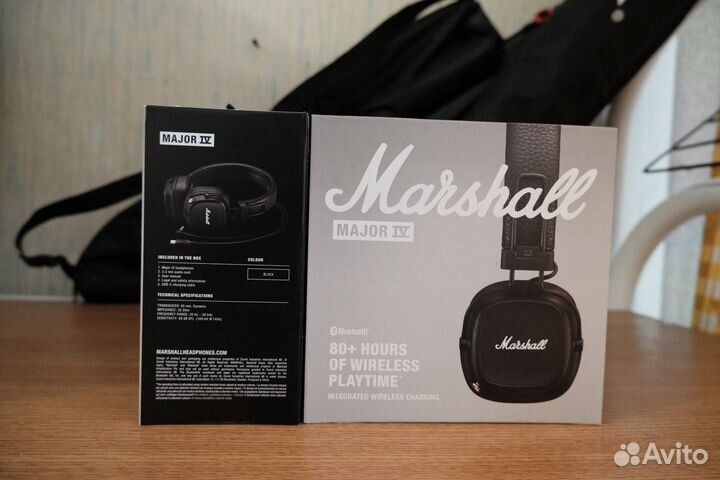 Marshall Major 4 IV Black Оригинал Наушники новые