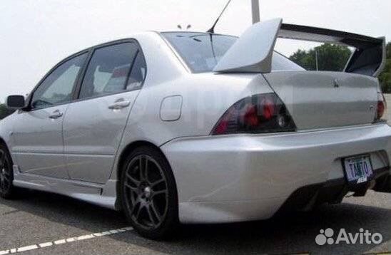 Бампер задний в стиле evo mitsubishi lancer cedia
