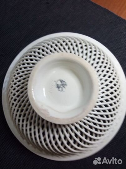 Тарелка плетенка середина хх века
