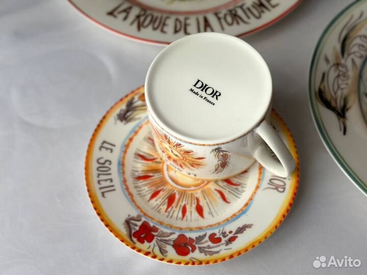 Чайная пара кофейный сервиз Dior