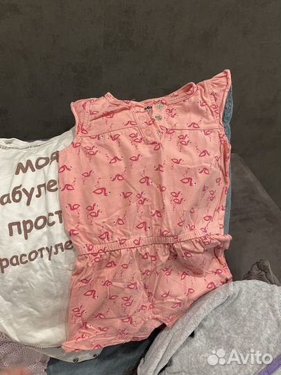 Вещи пакетом на девочку 74 80