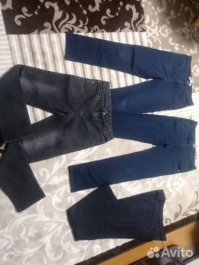 Брюки школьные +джинсы