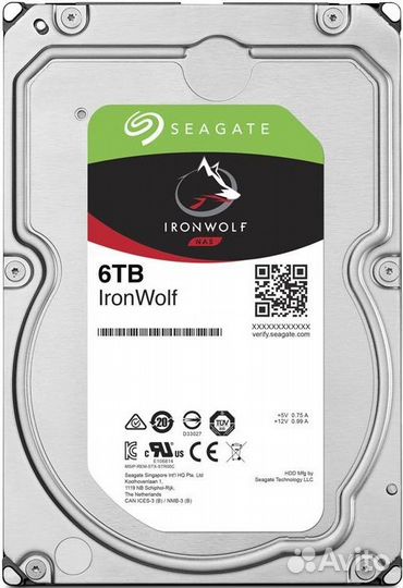 Жесткий диск HDD WD Seagate Toshiba 3TB 4TB 6TB 8T