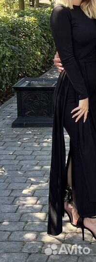 Платье s,m черное