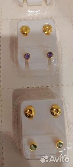 Серёжки гвоздики бижутерия