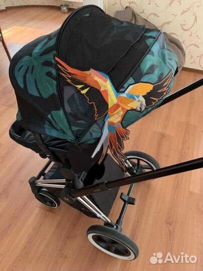 Коляска Cybex 2 в 1 Priam Lux Platinum