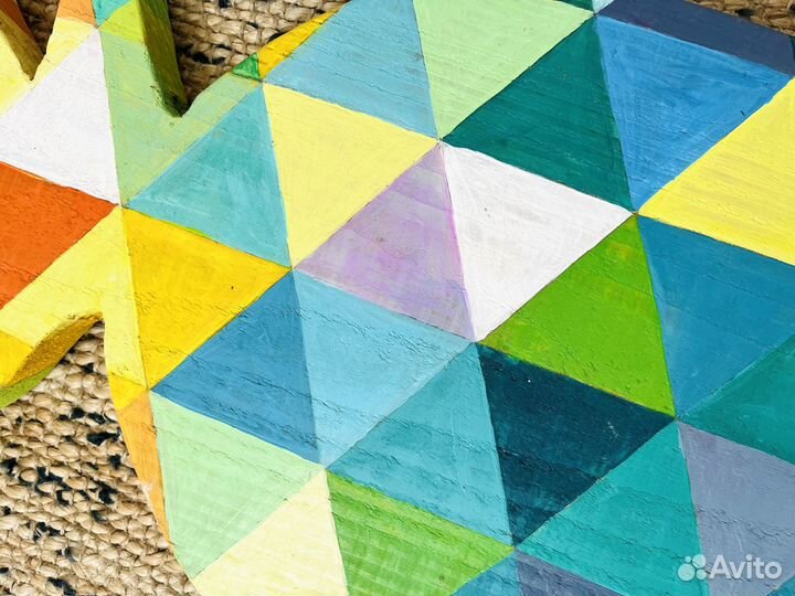 Декор на стену в стиле тропик. Ананас