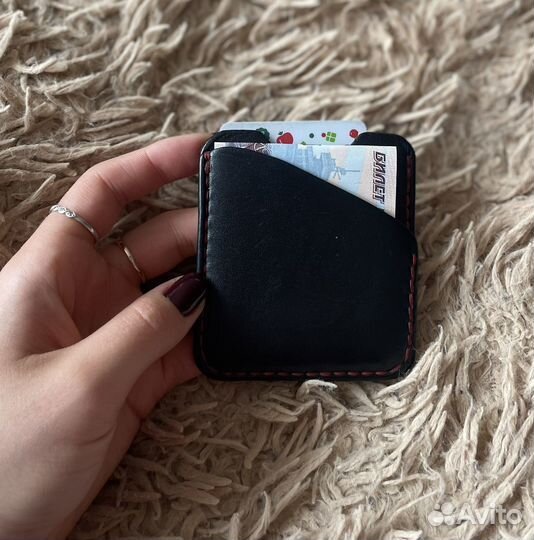 Картхолдер из натуральной кожи