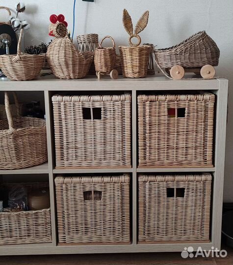Корзина плетеная для хранения