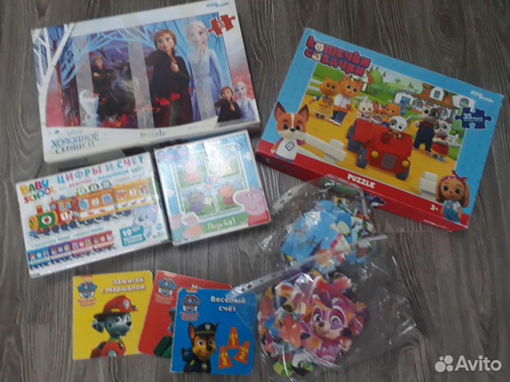 Пазлы,развивающие игры