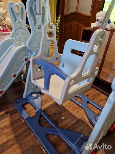 Качелька с горкой