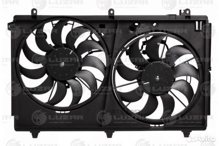 Крыльчатка с эл.мотором mitsubishi oulander (12) 2