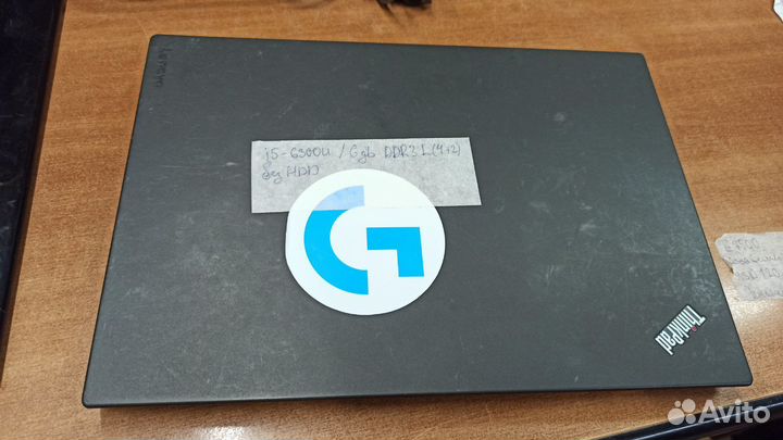Ноутбук i5-6300u lenovo thinkpad 14