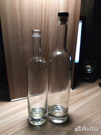 Бутылка стеклянная под камю Арина 1.0л